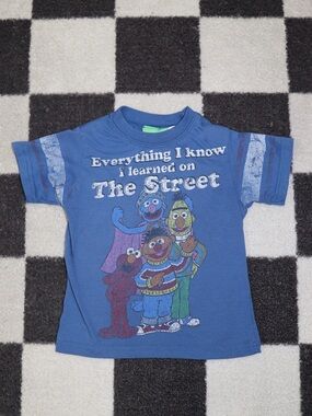 Sesame Street Blue Kids Graphic Tee